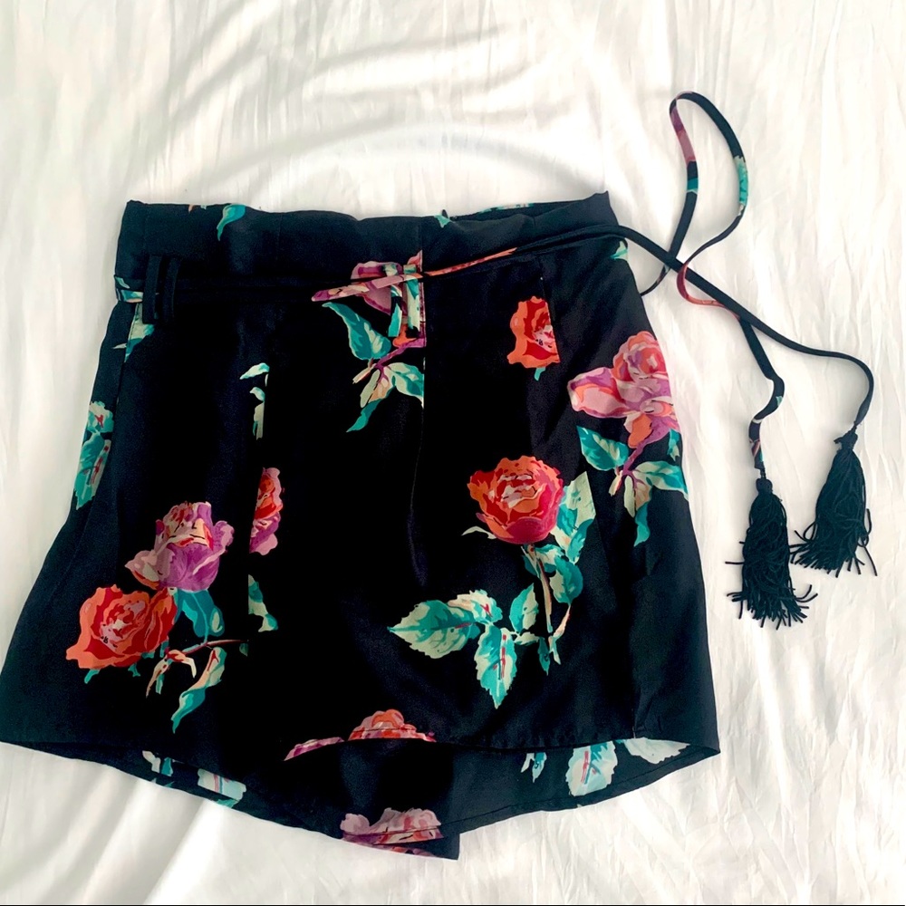 Stone Cold Fox Peony Kissy Silk Shorts